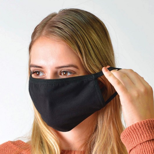 3 Ply Face Masks Model Wearing
